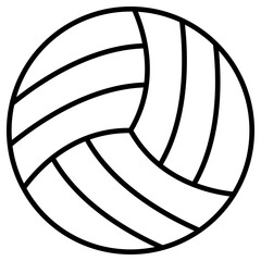 volleyball icon, simple vector design - obrazy, fototapety, plakaty