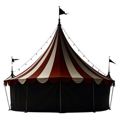 circus tent shilouete