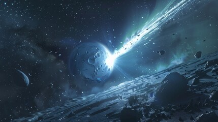 Asteroid Impact A Stellar Event in the Cosmos Generative AI
