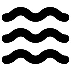 water icon, simple vector design
