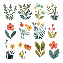 Flowers and plants, the perfect backdrop