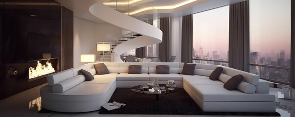 Fototapeta na wymiar luxurious living room decoration