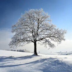 Fototapeta na wymiar 나홀로 겨울 나무