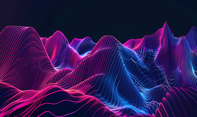 Fototapeta premium abstract fractal background with space
