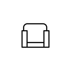 couch line icon