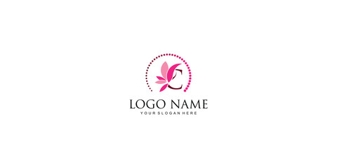 Creative butterfly logo design with combination leter from A to Z| premium vector
