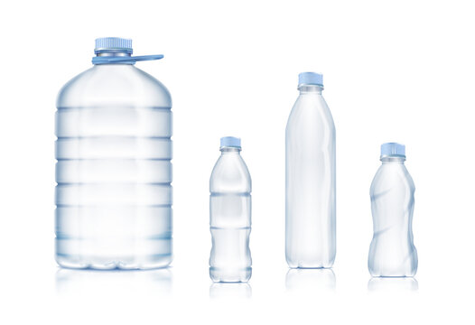 various plastic bottle of water collection