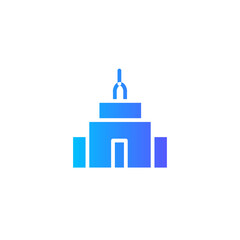 capitol gradient icon