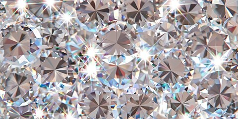 A close up of a diamond pattern with many small diamonds - obrazy, fototapety, plakaty