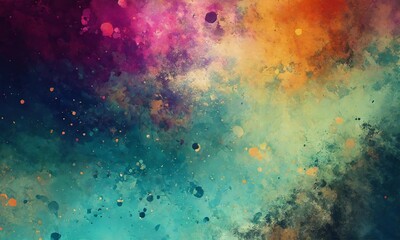 Fototapeta premium Coloring beautiful graphic illustrations. painted texture design banner Abstract shapes and copy space for text.