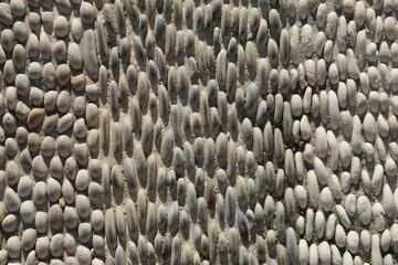 Obraz premium Closeup of an old stone wall