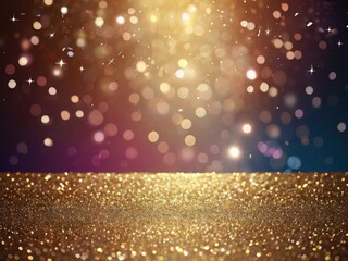 Obraz premium colorful glitter texture abstract banner background Abstract blur and bokeh effect background