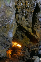 Volcanic grotto, Ponta Delgada, Sao Miguel, Azores, Portugal - 772269348