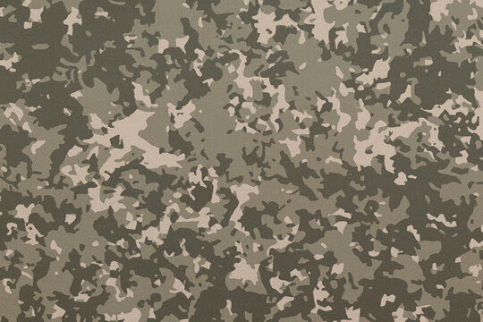 Camouflage Textured Fabric Background.