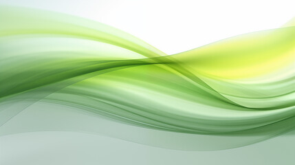 abstract green yellow wave background