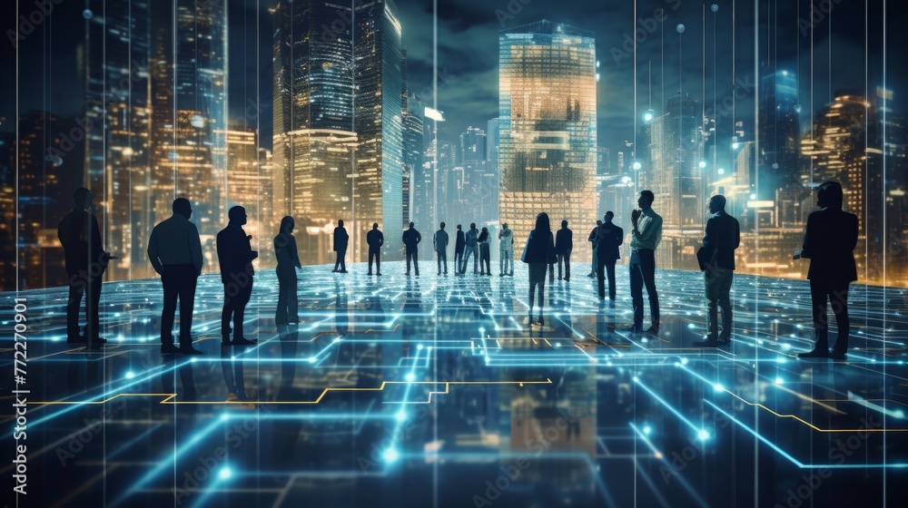 Canvas Prints analyze the concepts of digital transformation and its effects on it infrastructure