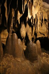 Cave with rock formations formations, giving the viewer a sense of awe