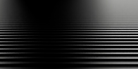 Modern minimal black horizontal line array geometrical pattern background with selective focus - 772272712