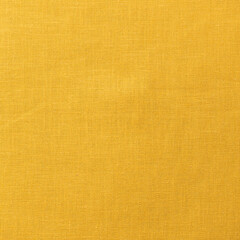 Yellow satin fabric as a background. texture. Yellow satin