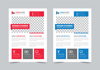 New Course Flyer Template | A4 | Print Ready