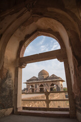 Jahaz Mahal or Ship Palace, Mandu, Madhya Pradesh, India, Asia.