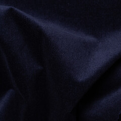 dark blue fabric cloth texture background. Close up of blue fabric texture.