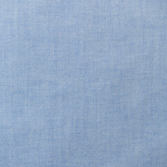 close up of blue fabric cloth texture for background with copy space.