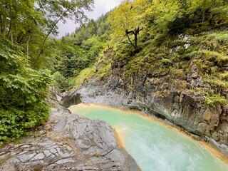 Giresun Mavi Gol - Blue Lake - Kuzalan Waterfall National Park, Turkey © Wirestock
