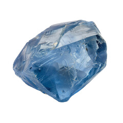 Blue sapphire Gemstone Close-Up Isolated