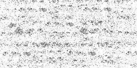 Speckled gritty noise grain grunge black paper gradient. Rough distress pattern overlay. Speckle grit white dust retro grainy background. Old vintage wall spray graphic texture vector illustration - 772284128