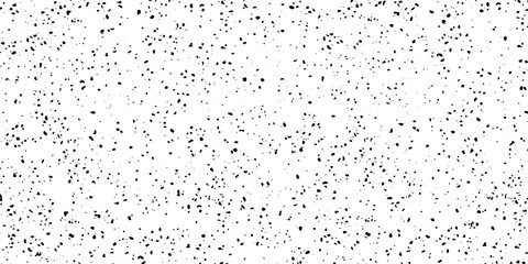 Speckled gritty noise grain pattern overlay. Rough distress grunge black paper gradient. Speckle grit white dust vintage grainy background. Old retro wall spray graphic texture vector illustration - 772284129