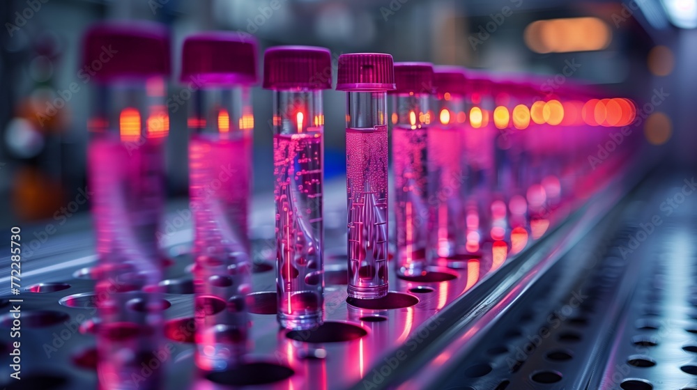 Poster Precision Lab Equipment: Automated Liquid Handling in a Modern Laboratory