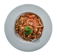 spaghetti with chicken