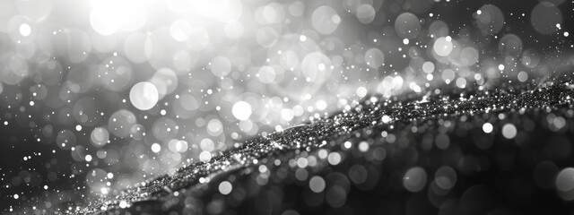 Abstract white bokeh lights with soft light background,  - obrazy, fototapety, plakaty