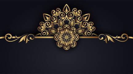 Luxury background with ornamental mandala