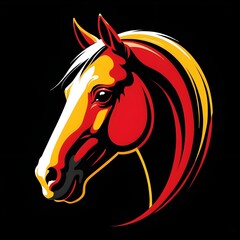  horse icon, Horse head logo, horse head vector, horse head mascot, horse head emblem, Equine emblem, Equestrian symbol, Stallion silhouette, horse illustration, Horse portrait, Steed icon, horse head