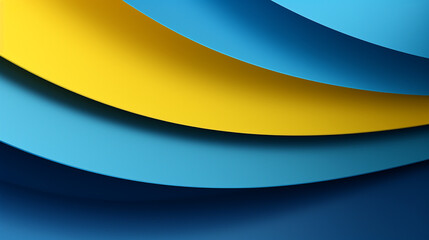 Orange and blue curve wave line background modern artwork design