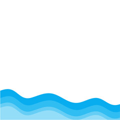 Abstract background with waves in blue tones for websites