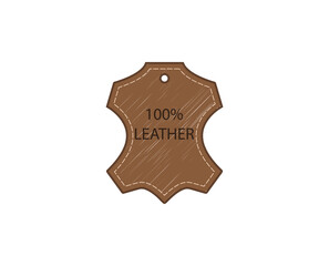 Leather, material icon. Vector illustration.