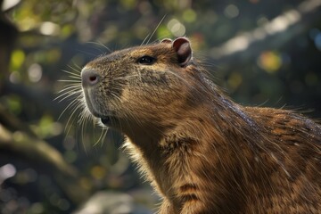 Capybara in the forest