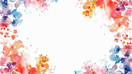 abstract watercolor background with copy space 