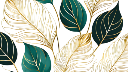 seamless pattern with feathers transparent background