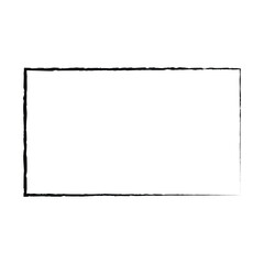 Hand drawn square frames in sketchy style. Doodle frames. Black frame hand drawn on white background. Vector illustration. Eps file 38.