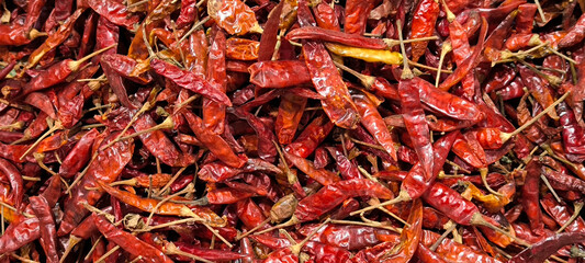 Dried chilies are a part of cooking.