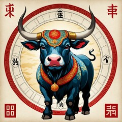 chinese zodiac animal illustration
