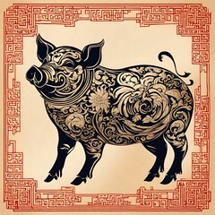 asian zodiac animal cartoon