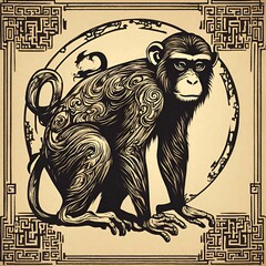 asian zodiac animal cartoon