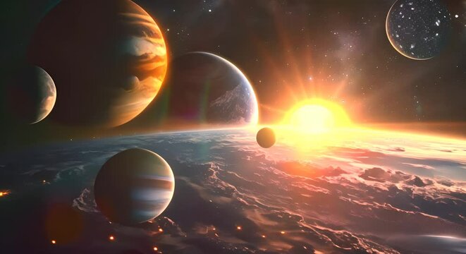 Planetary alignment causing catastrophic tidal effects