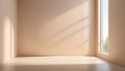 Fototapeta premium Background for product minimalistic abstract simple light beige 5