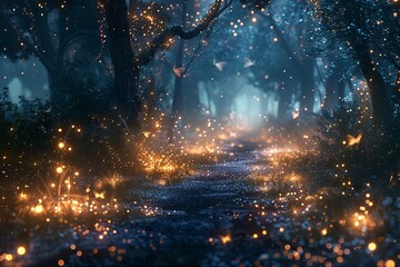 Create a magical storybook atmosphere with virtual reality scenes and animated backgrounds using Generative AI.